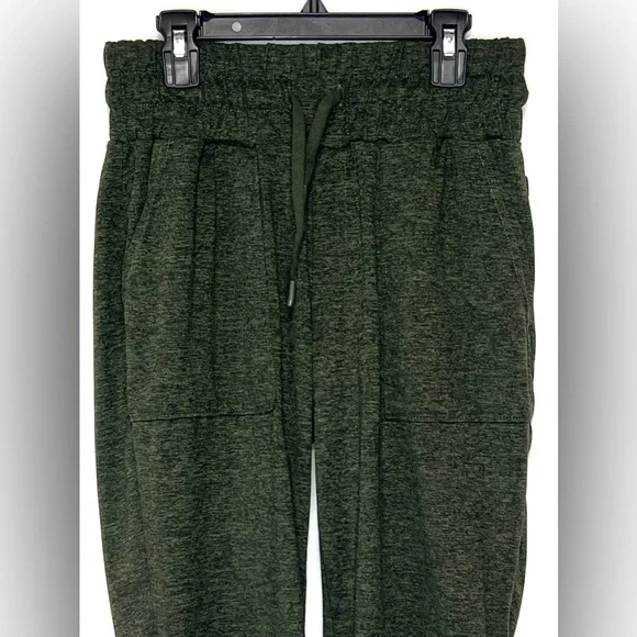 Mondetta Brushed Olive Green Joggers Activewear High Rise Full Length Casual Gym - Picture 7 of 16